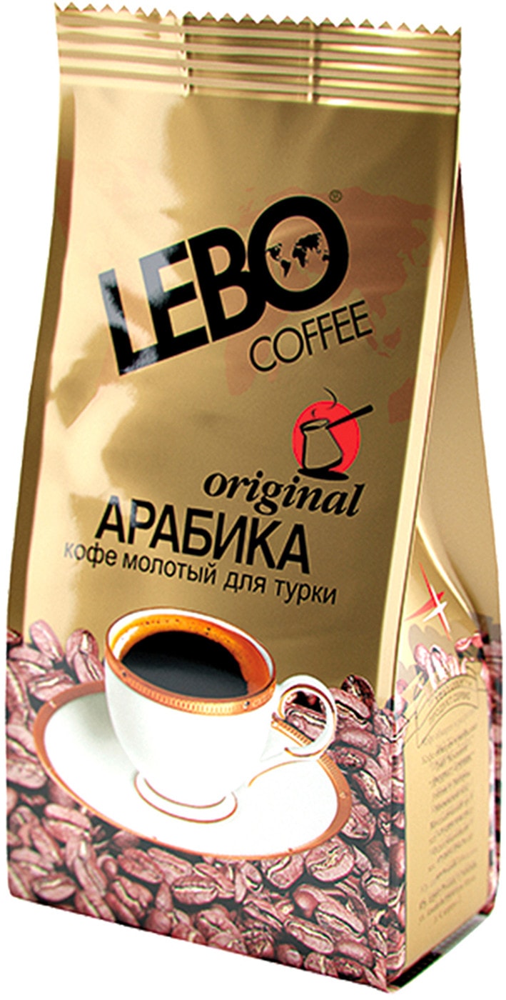 Изображение товара Кофе молотый для турки Lebo Original 100г