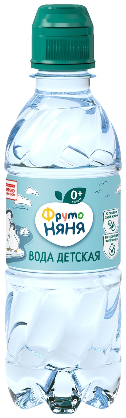 Изображение товара Вода ФрутоНяня детская негазированная с 0 месяцев 330мл