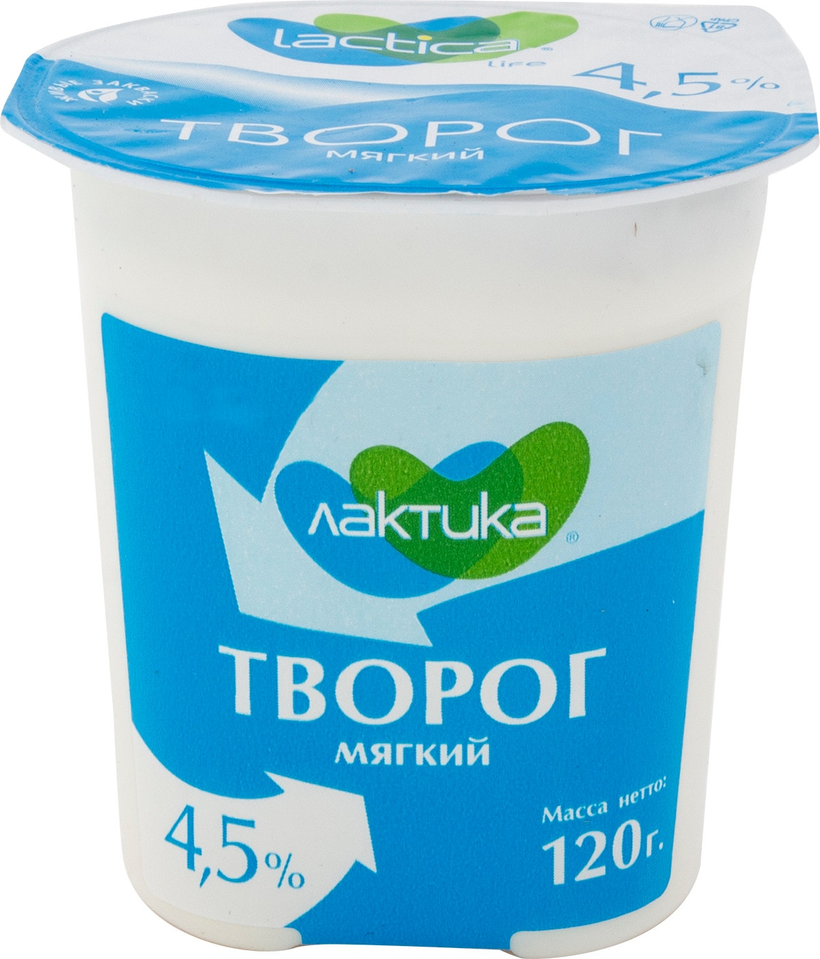 Изображение товара Творог Lactica мягкий 4.5% 4шт*120г