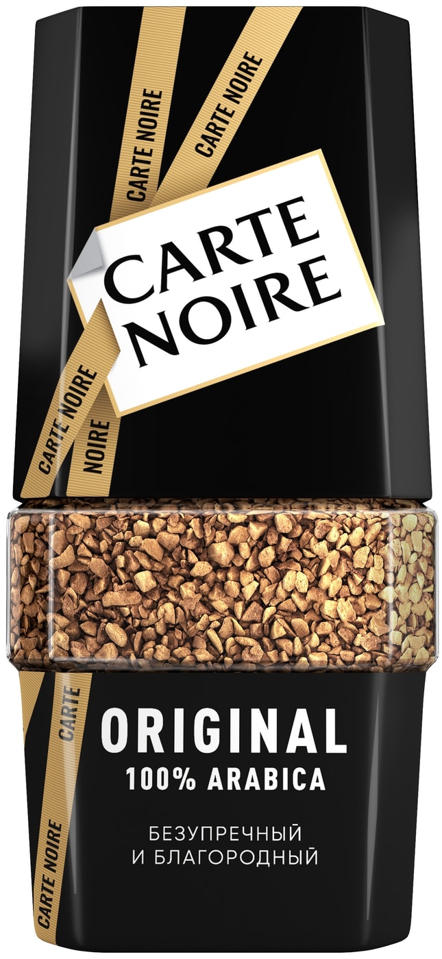 Изображение товара Кофе растворимый Carte Noire 95г натуральный сублимированный