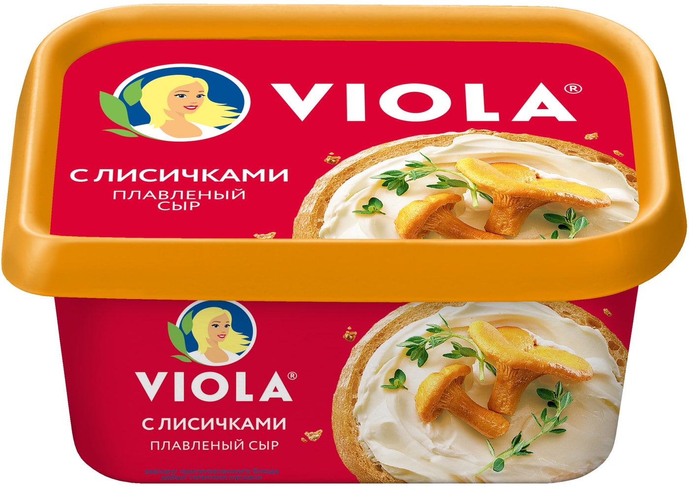 Изображение товара Сыр плавленый Viola с лисичками 50% 400г