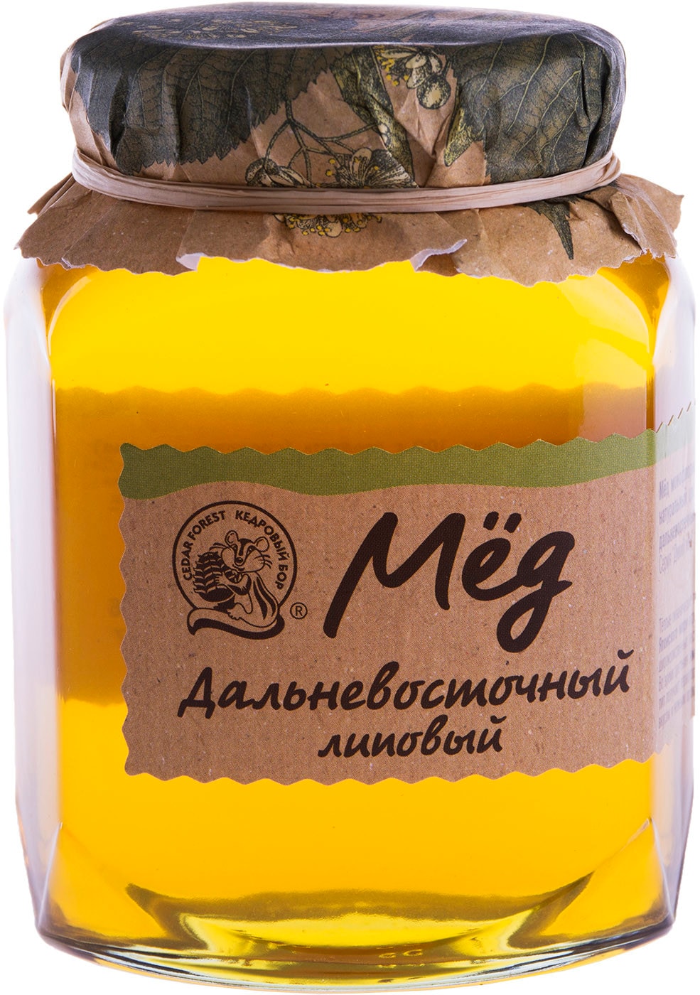 Изображение товара Мед Кедровый Бор Дальневосточный липовый натуральный 500г