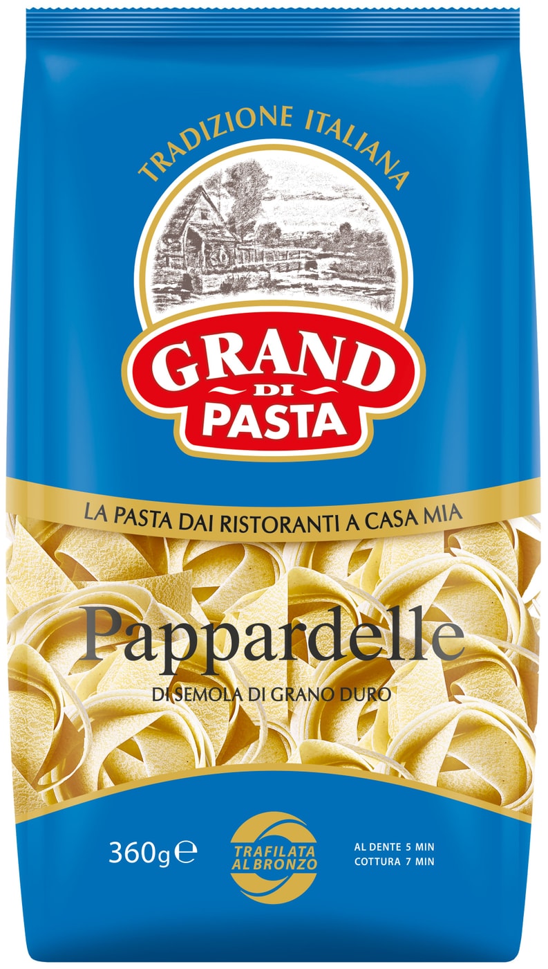 Изображение товара Изделия макаронные Grand di pasta Паппарделле 360 г