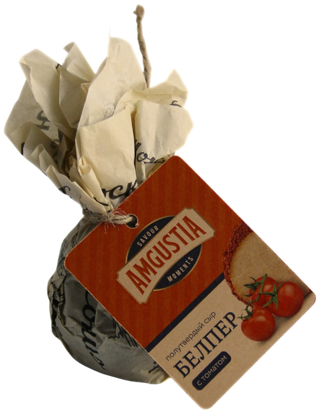 Изображение товара Полутвердый сыр Белпер Томат 45% 100г от Amgustia с сушёными томатами