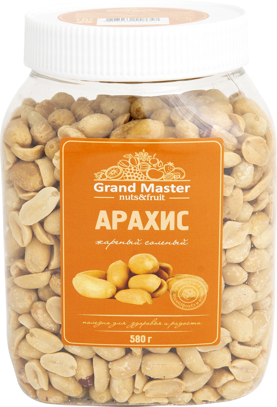 Изображение товара Арахис Grand Master жареный соленый 580г