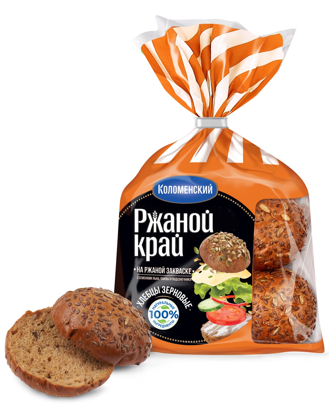 Изображение товара Хлебцы Ржаной Край зерновые 260г