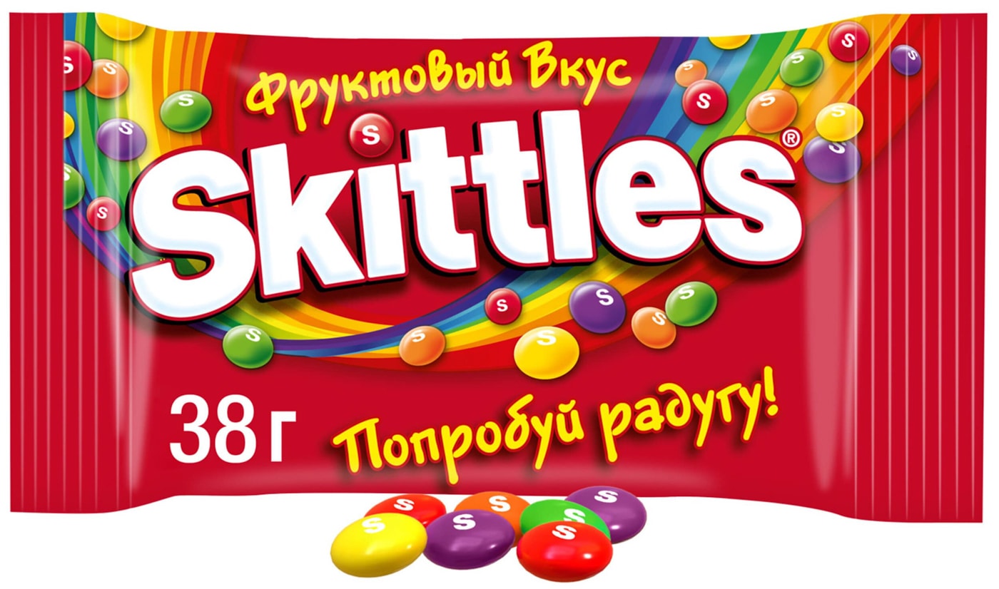 Изображение товара Драже Skittles Фрукты 38г