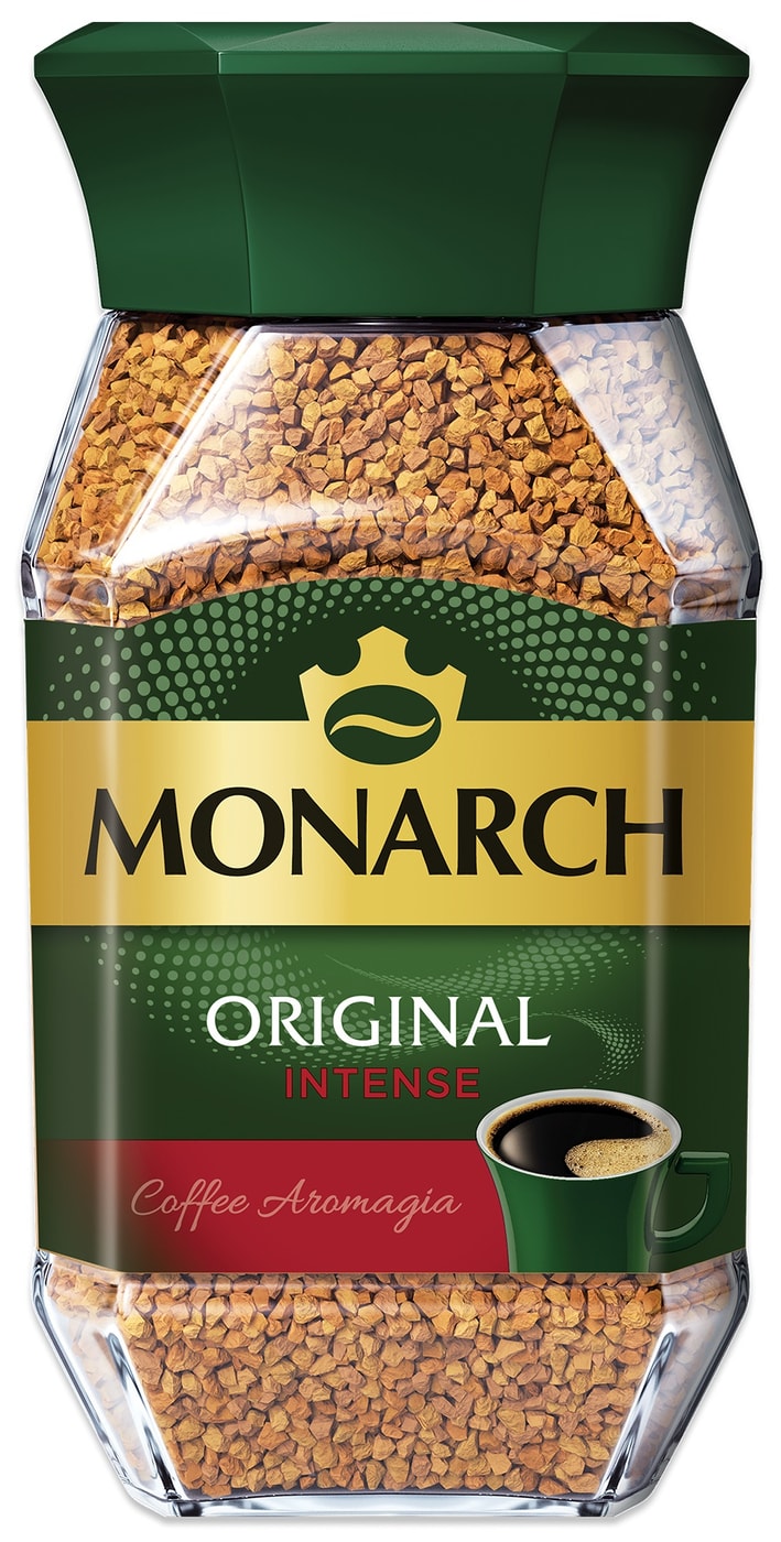 Изображение товара Кофе растворимый Monarch Ориджинал Интенс сублимированный 95г Изображение товара Кофе растворимый Monarch Ориджинал Интенс сублимированный 95г