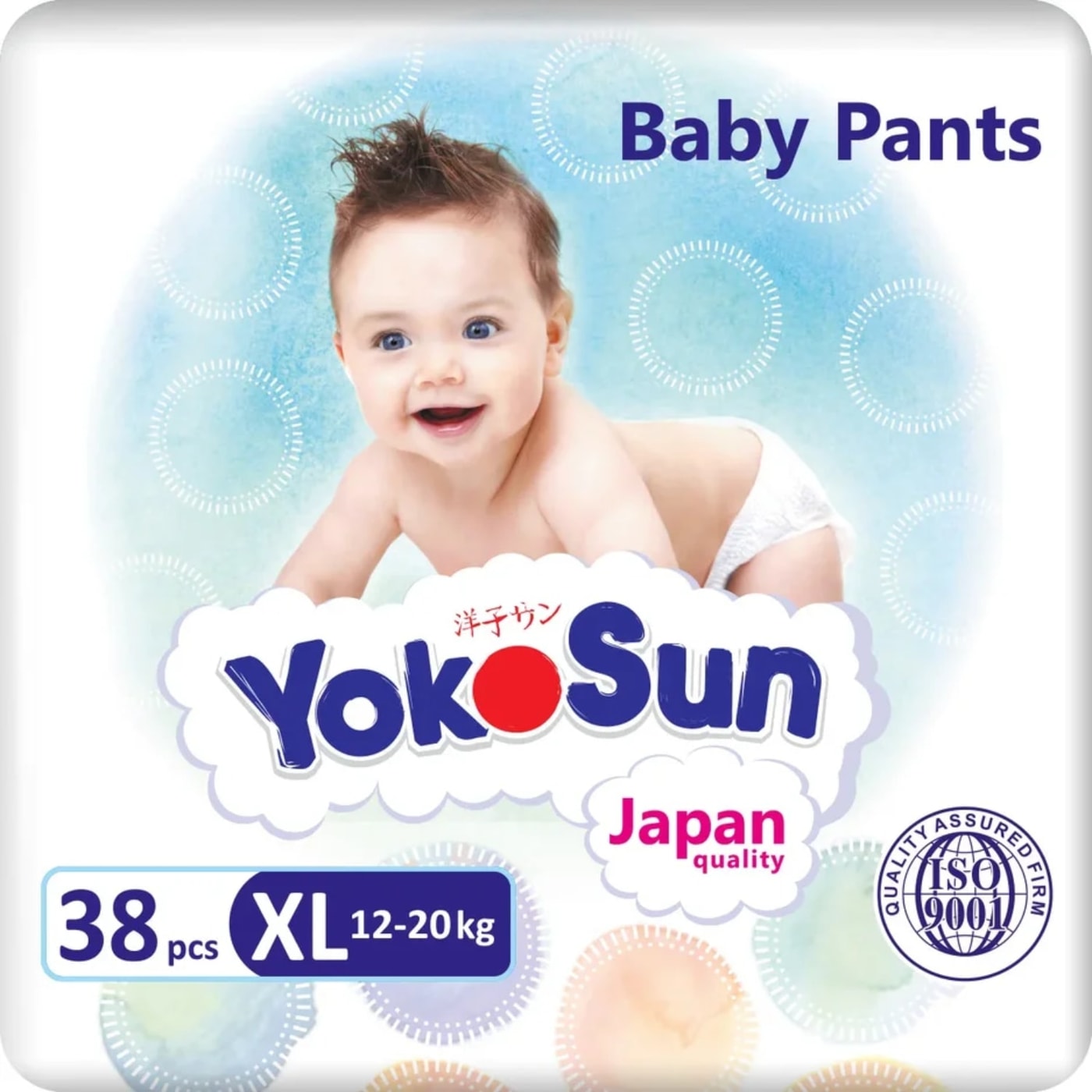 Изображение товара Подгузники-трусики YokoSun XL 12-20кг 38 шт экологичные и дышащие