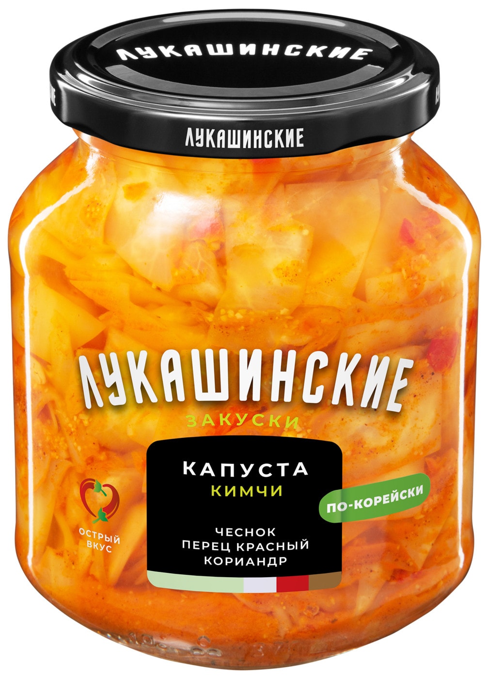 Изображение товара Капуста Лукашинские Кимчи по-корейски 340г