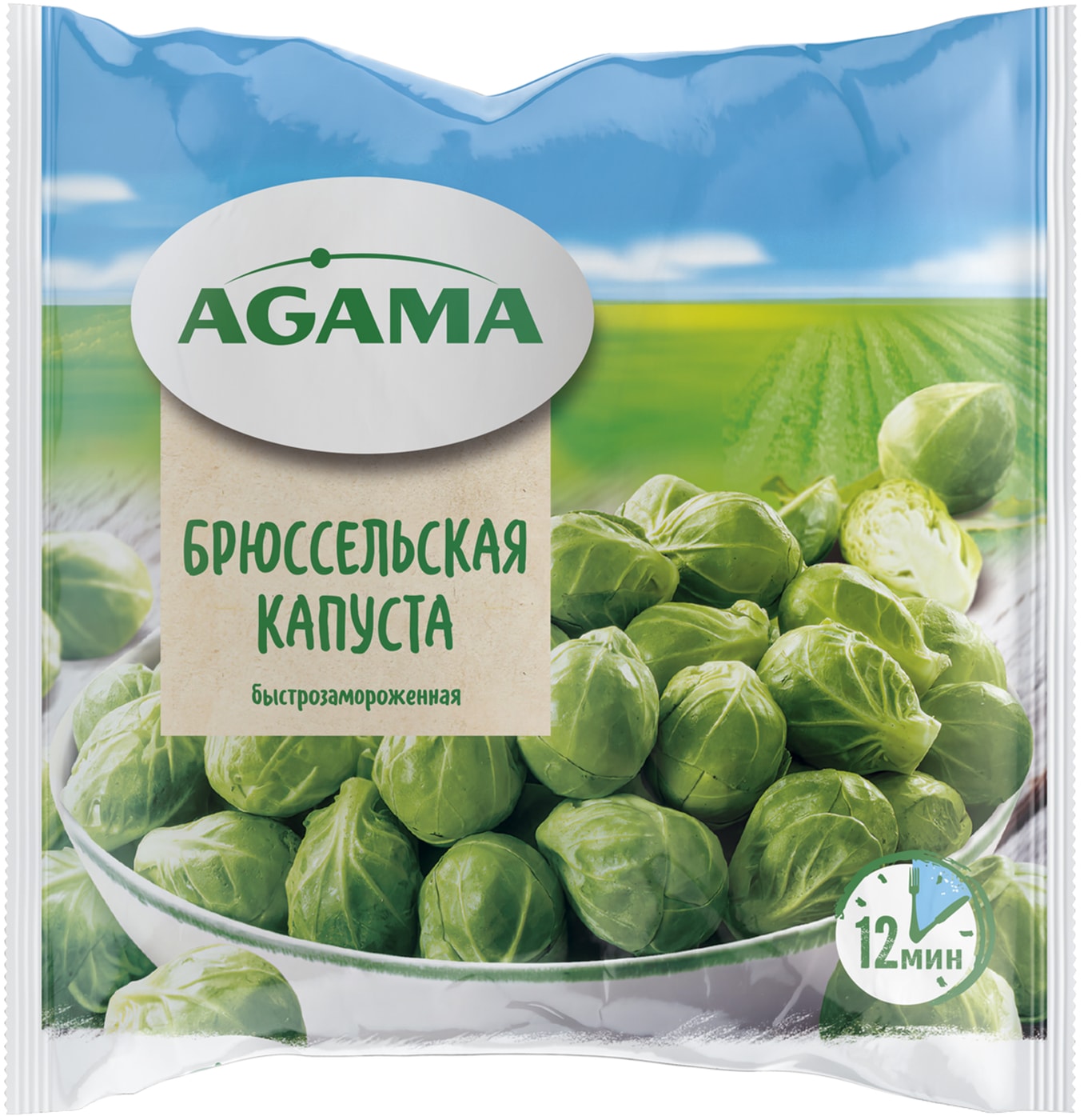 Изображение товара Брюссельская капуста Agama замороженная 400 г