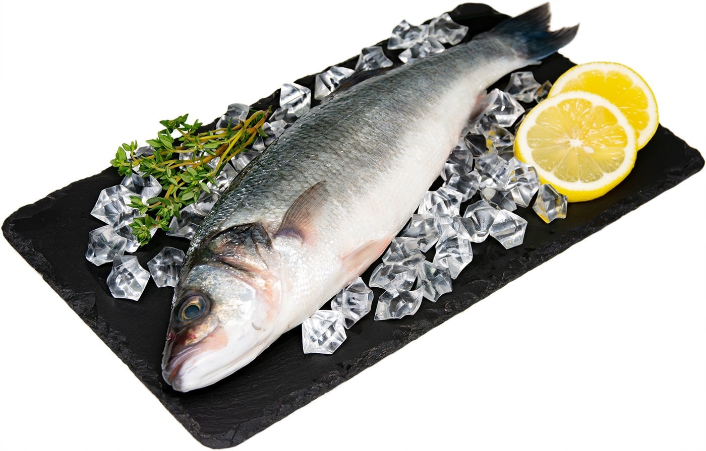 Изображение товара Свежий охлажденный сибас 0.4-0.6 кг для жарки и запекания