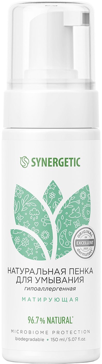 Изображение товара Synergetic пенка матирующая для лица 150 мл