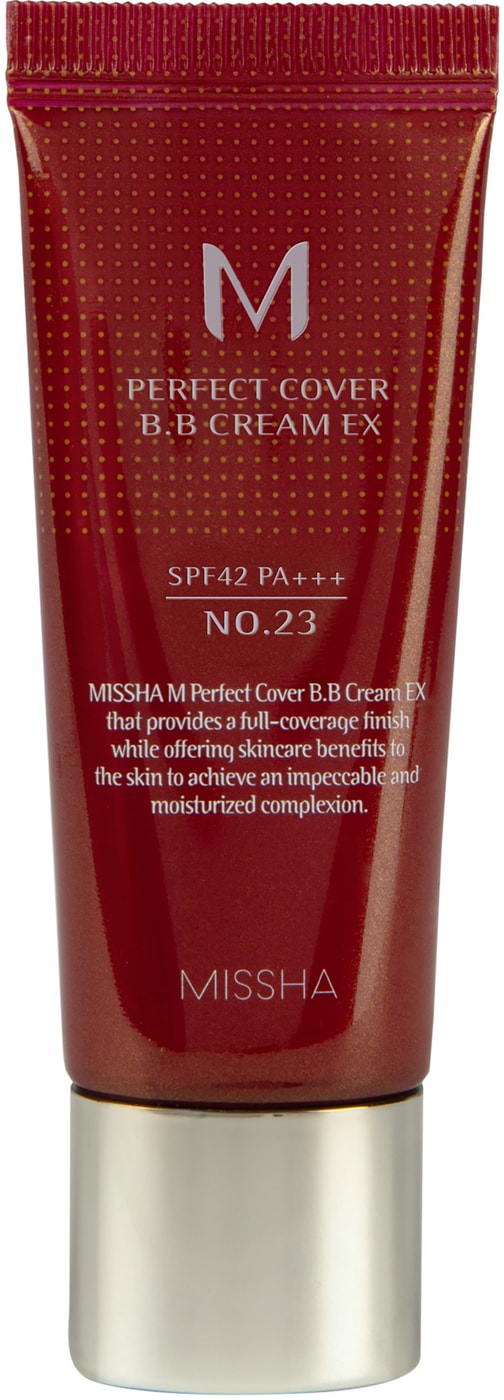 Изображение товара Тональный BB крем Missha М Perfect Cover EX Идеальное покрытие SPF42/PA+++  тон 23 20мл