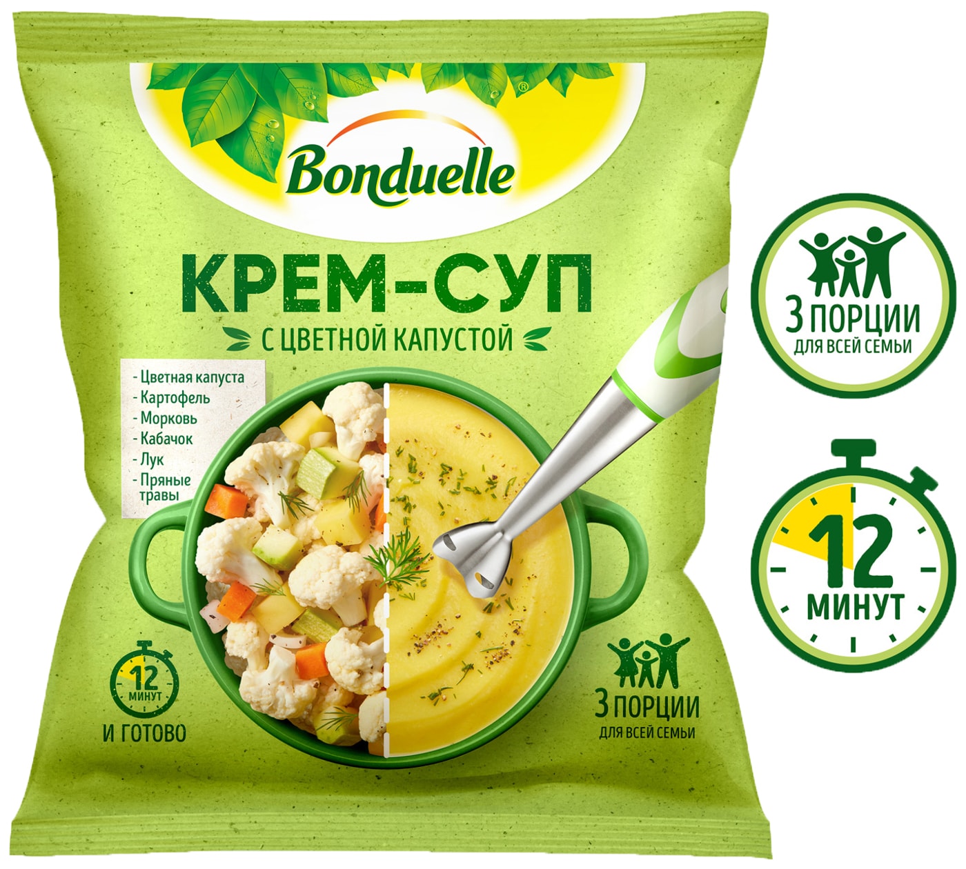 Изображение товара Крем-суп Bonduelle из цветной капусты 350г