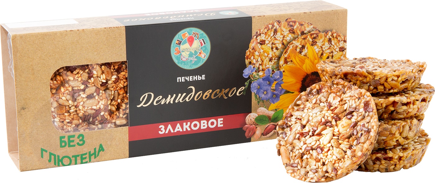 Изображение товара Печенье Русская Печь Демидовское злаковое 150г