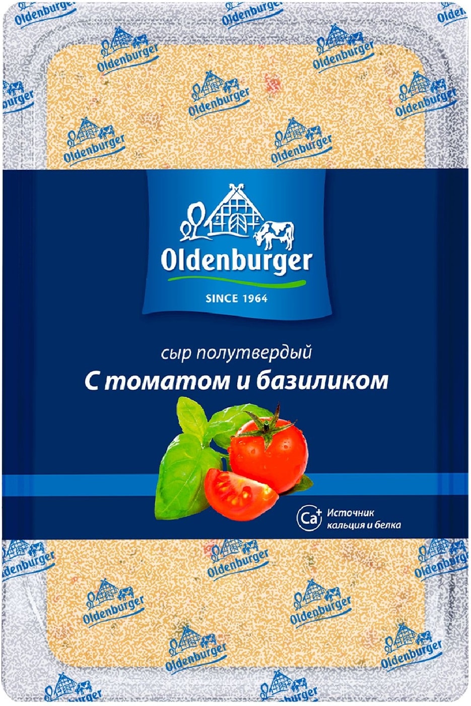 Изображение товара Сыр Oldenburger с томатом и базиликом 45% 125г