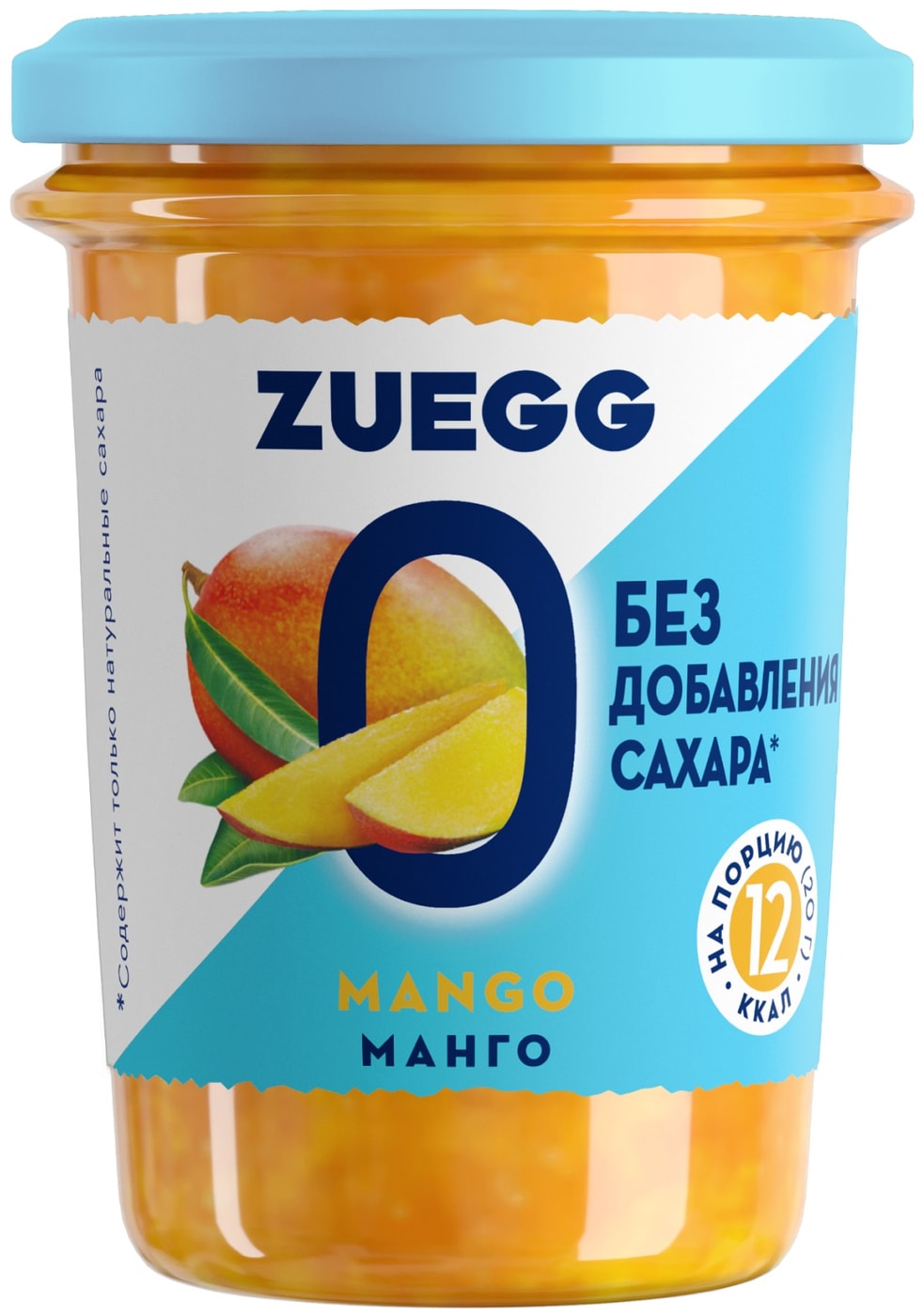 Изображение товара Конфитюр Zuegg из манго с пониженной калорийностью 220г