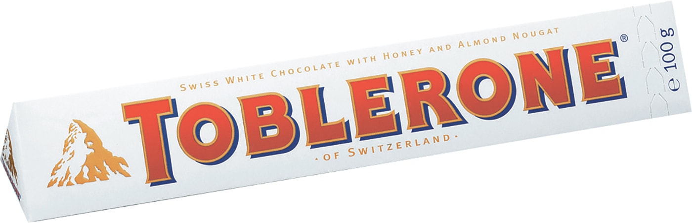 Изображение товара Шоколад Toblerone Белый с медово-миндальной нугой 100г Изображение товара Шоколад Toblerone Белый с медово-миндальной нугой 100г