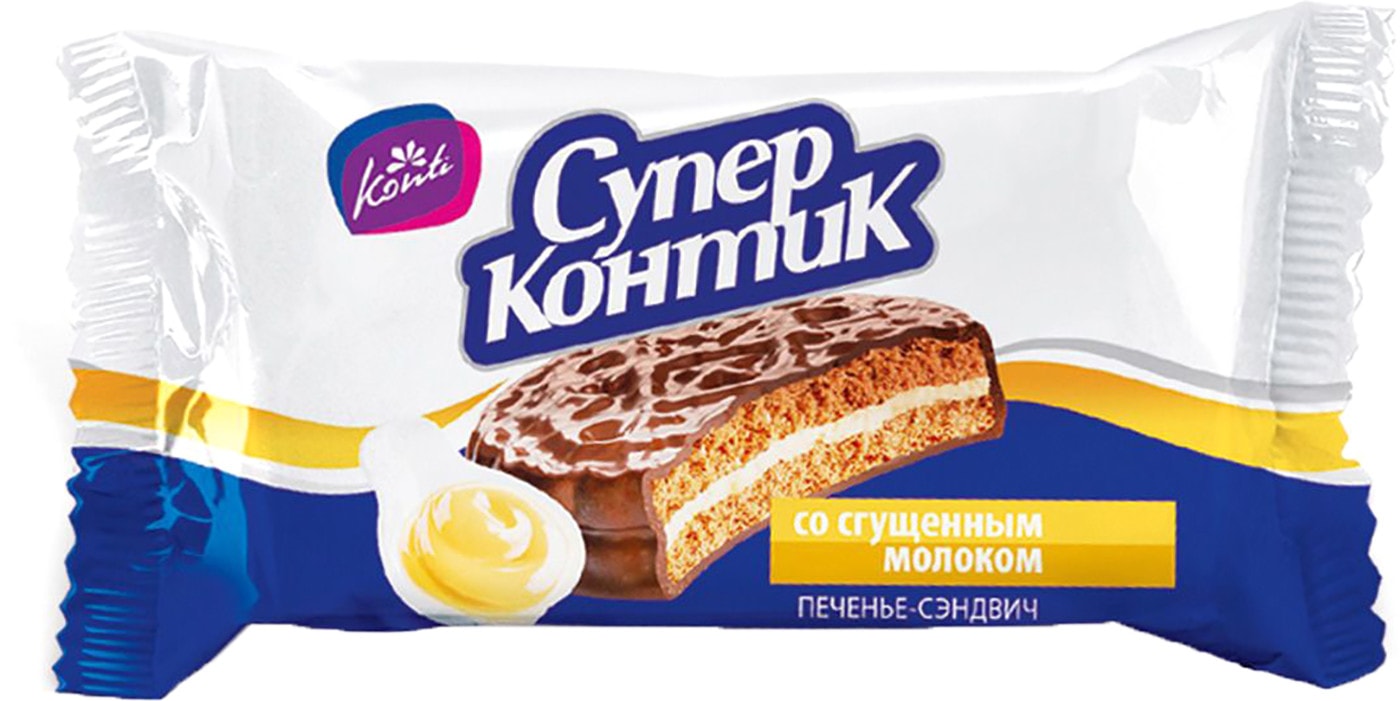 Изображение товара Печенье Konti Супер-Контик со сгущенкой 100г