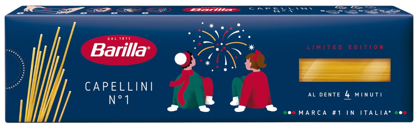 Изображение товара Макароны Barilla Capellini n.1 450г итальянская паста быстрого приготовления