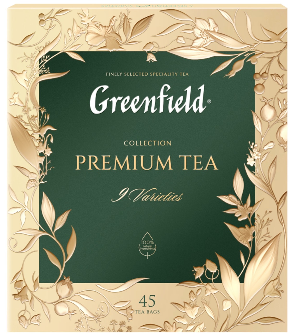 Изображение товара Набор чая Greenfield Премиальная коллекция черного и зеленого 9 видов 45*1.6г
