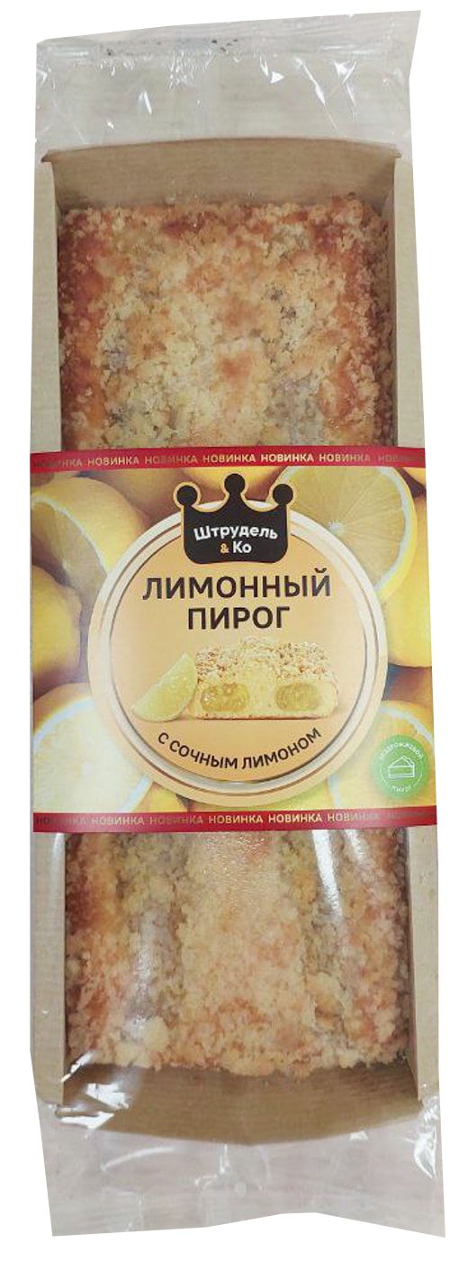 Изображение товара Пирог Штрудель и Ко Лимонный с сочным лимоном 320г