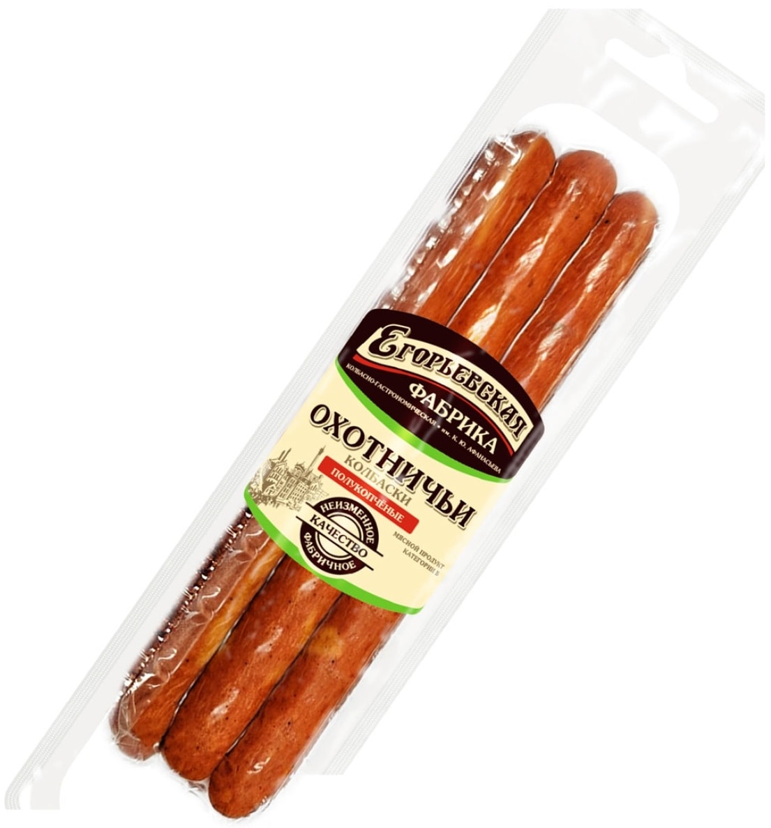 Изображение товара Колбаски Егорьевская КГФ Охотничьи по-Егорьевски 300г