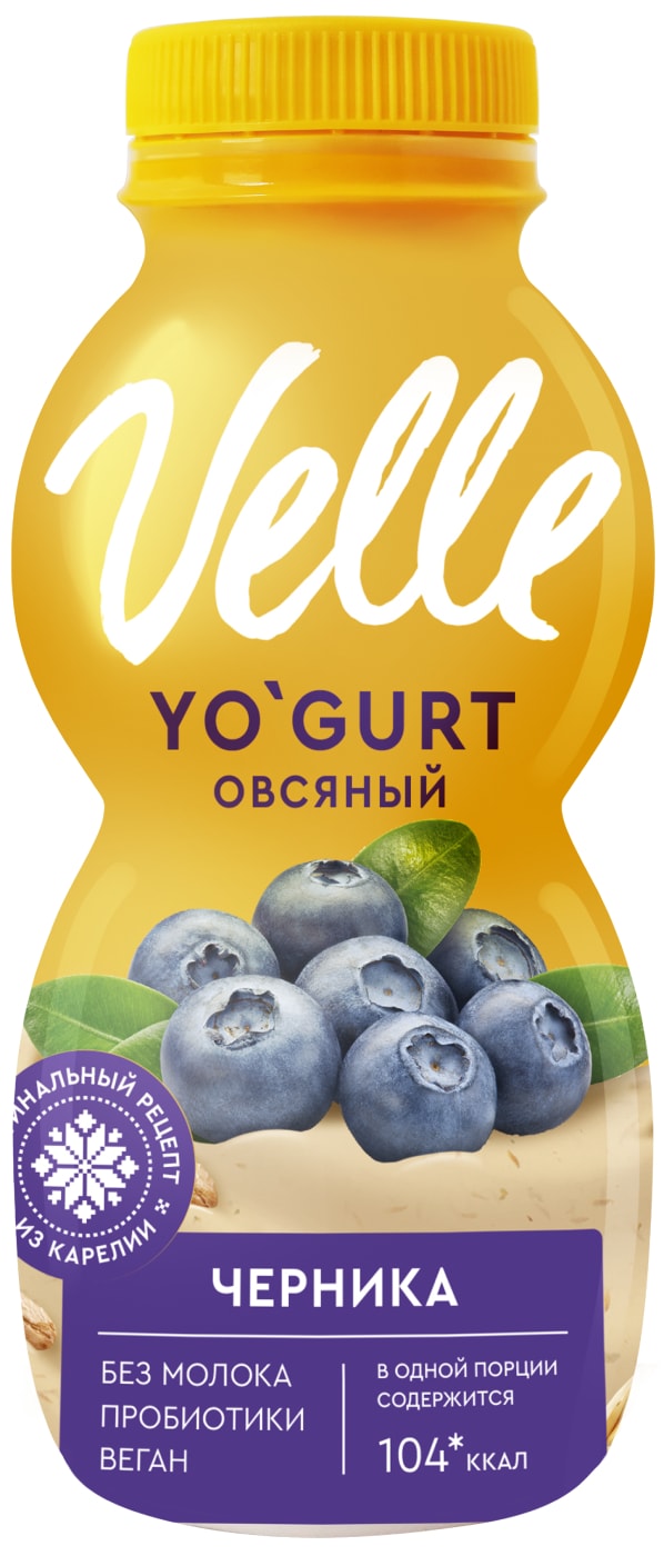Изображение товара Напиток Velle овсяный Черника 230г
