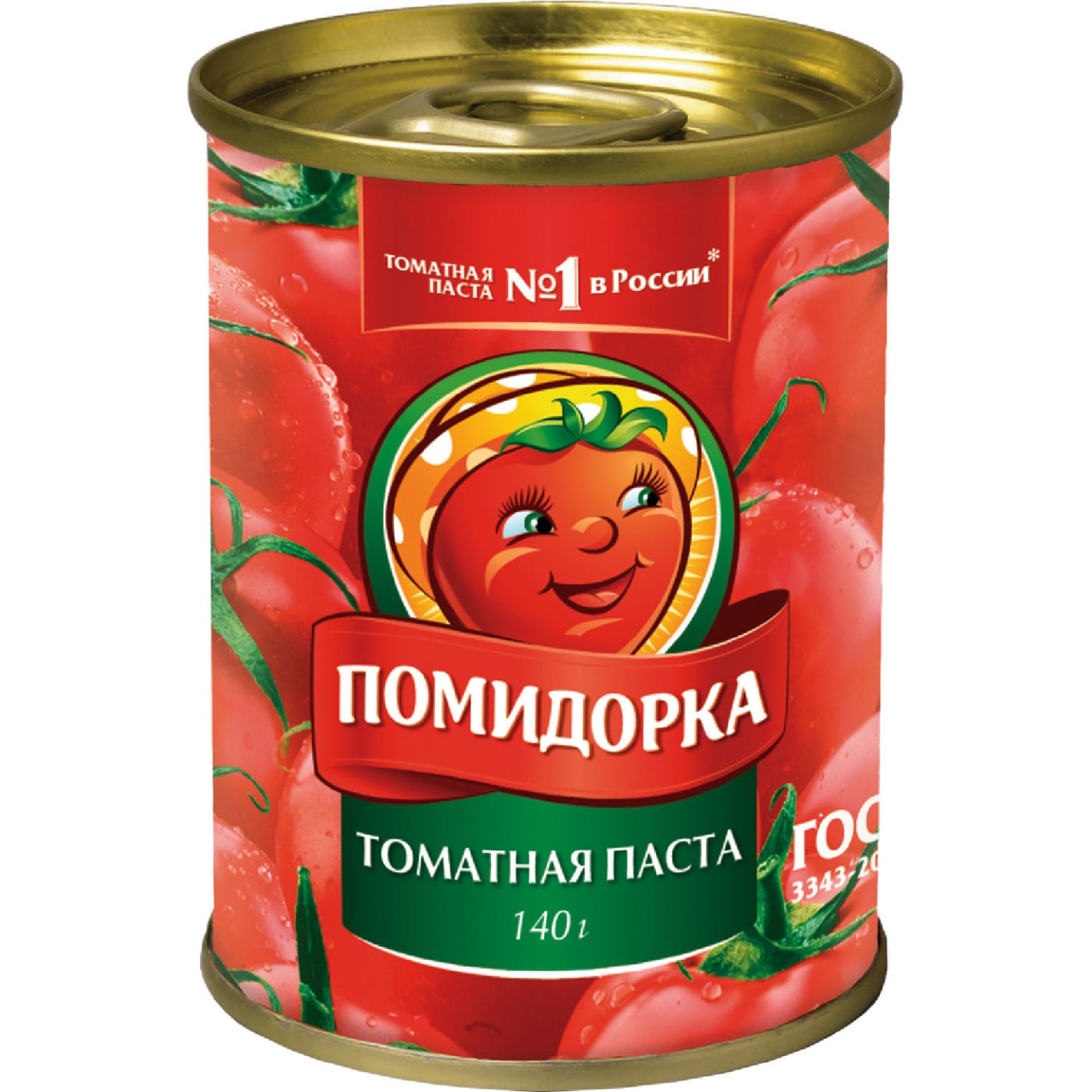 Изображение товара Паста томатная Помидорка 140г