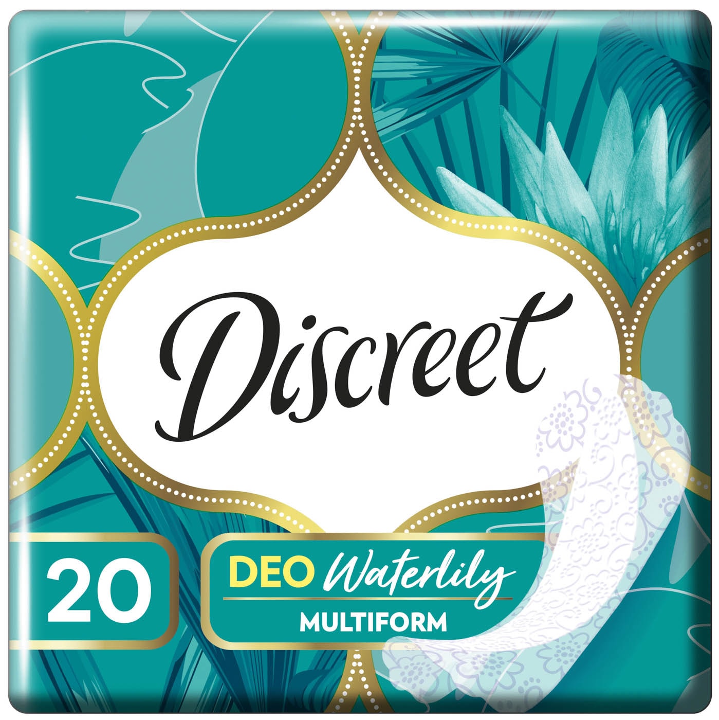 Изображение товара Прокладки Discreet Deo Water Lily Multiform ежедневные 20шт