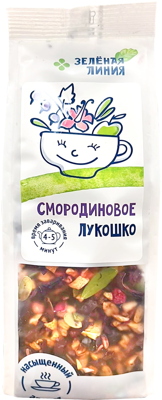 Изображение товара Напиток чайный Зеленая линия Смородиновое лукошко 90г