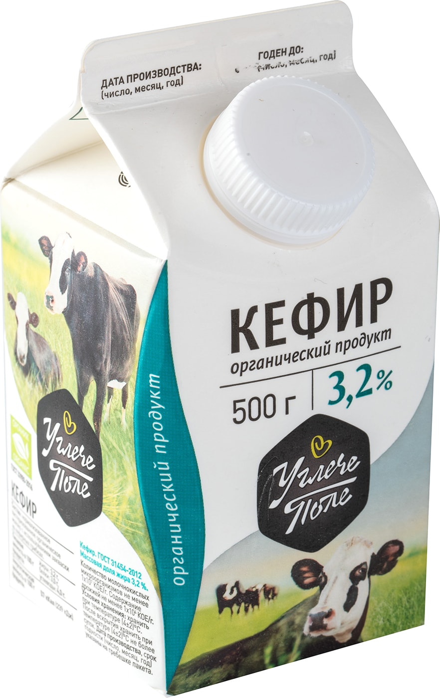 Изображение товара Кефир Углече Поле 3.2% 500мл