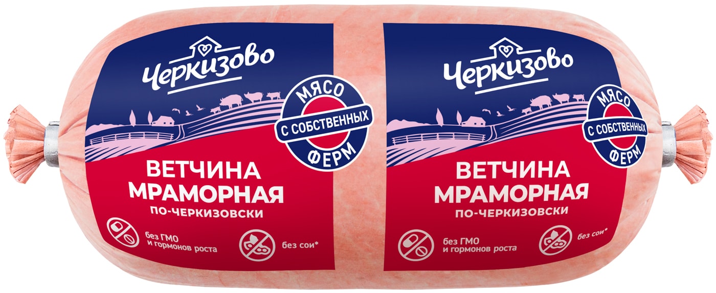 Изображение товара Ветчина Черкизово Мраморная по-черкизовски 400г