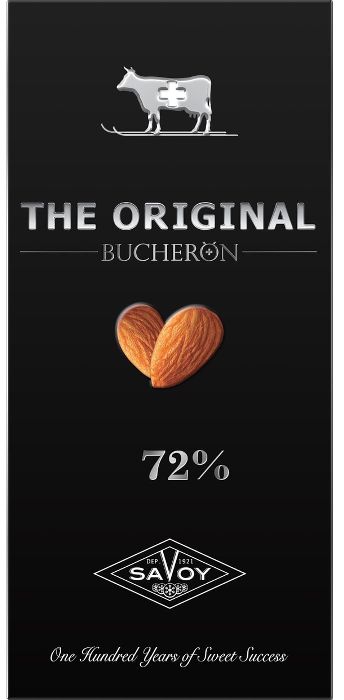 Изображение товара Бucheron Горький с миндалем 90 г - насыщенный шоколад