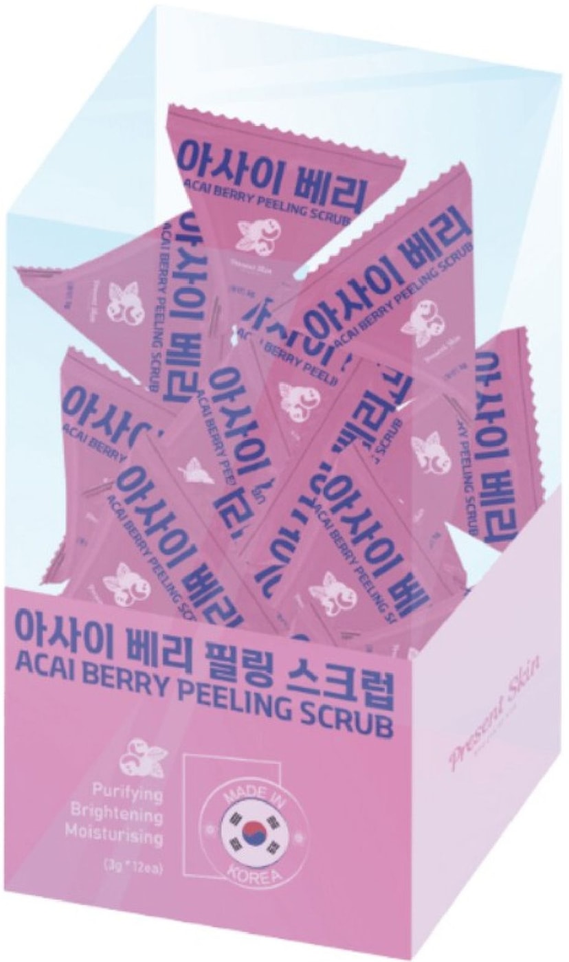 Изображение товара Скраб для лица Present Skin Acai Berry 12шт*3г
