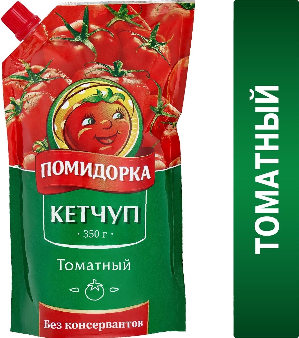 Изображение товара Кетчуп Помидорка Томатный 350г - насыщенный вкус и качество