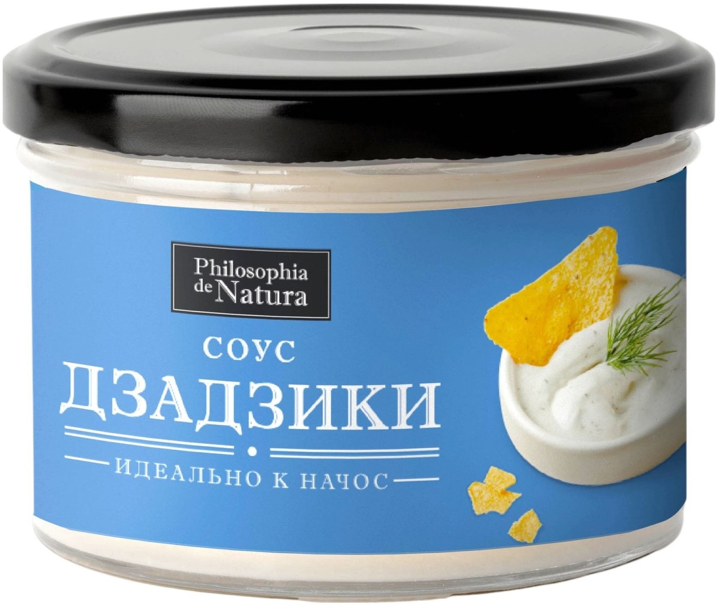 Изображение товара Соус Дзадзики майонезный 150г Philosophia de Natura натуральный в стеклянной банке