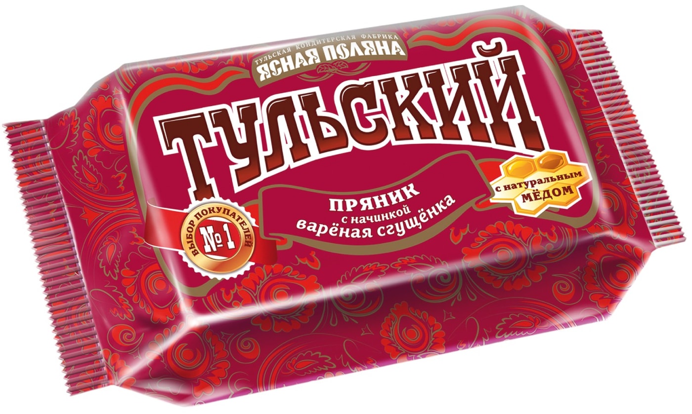 Изображение товара Пряник Ясная Поляна Тульский с начинкой Вареная сгущенка 45г