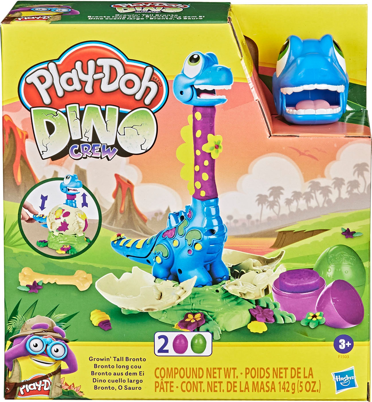 Изображение товара Набор игровой Play-Doh Масса для лепки Динозаврик