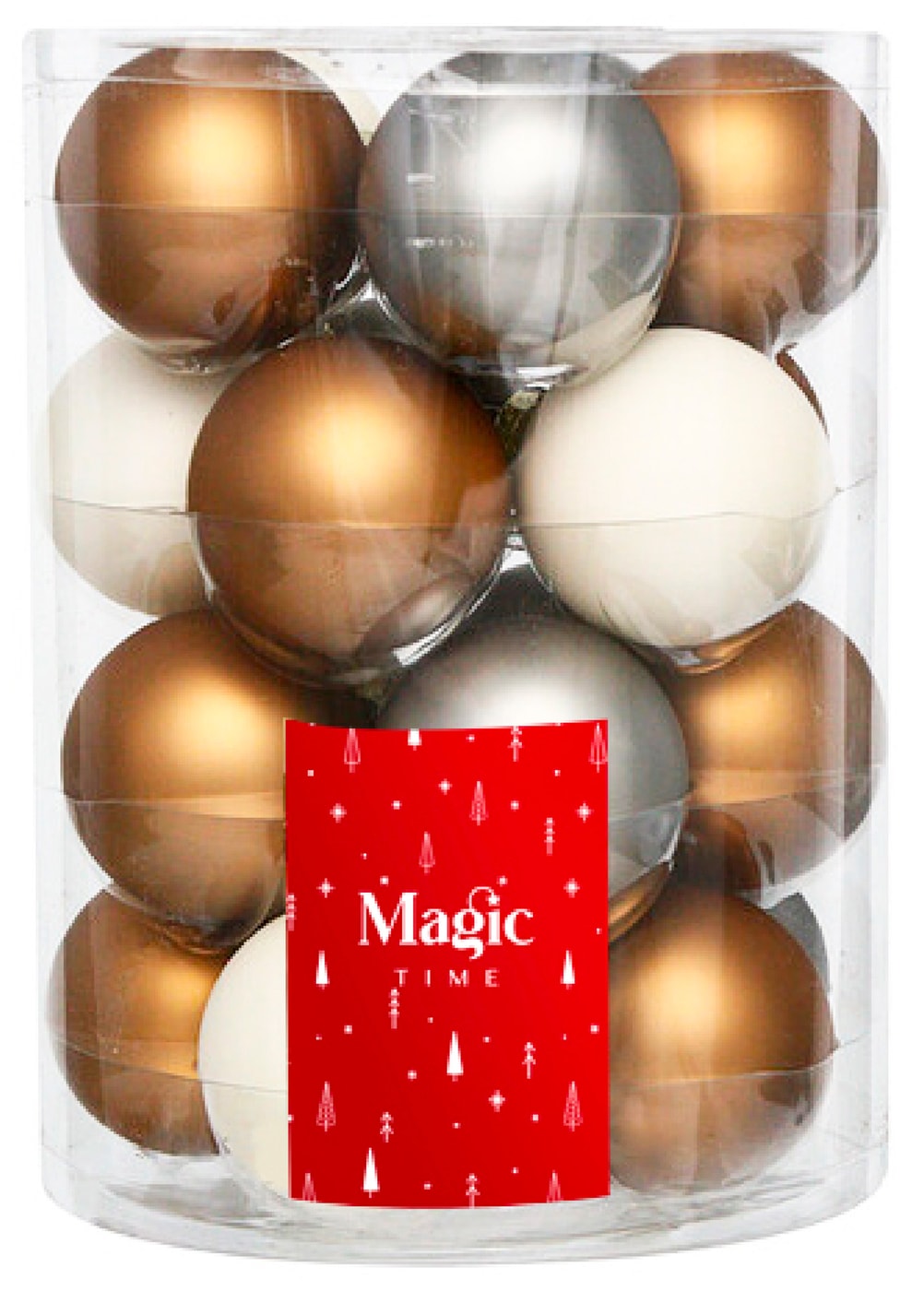 Изображение товара Набор елочный шаров Magic Time 6*6*6см 20шт