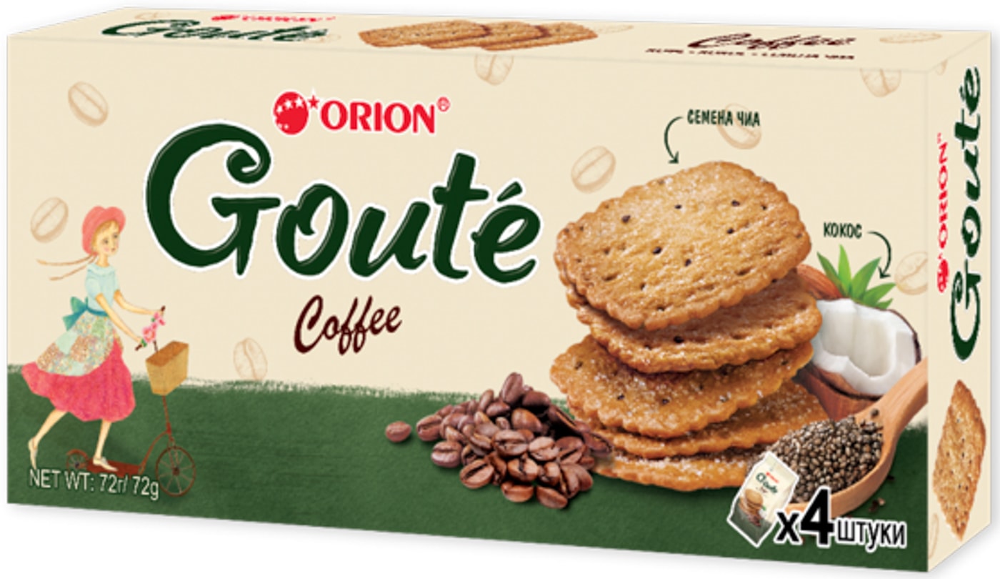 Изображение товара Печенье Orion Goute Coffee 72г