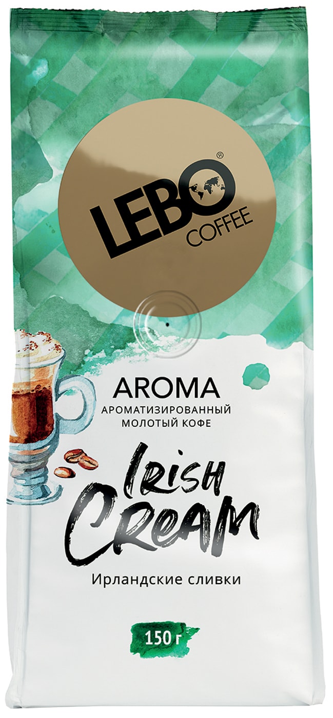 Изображение товара Кофе молотый Lebo Irish Cream 150г