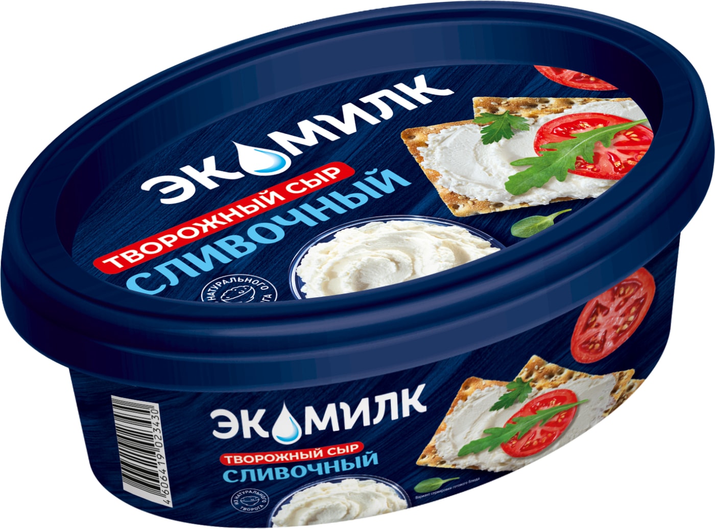Изображение товара Творожный сыр Экомилк 60% 120г натуральный продукт Россия