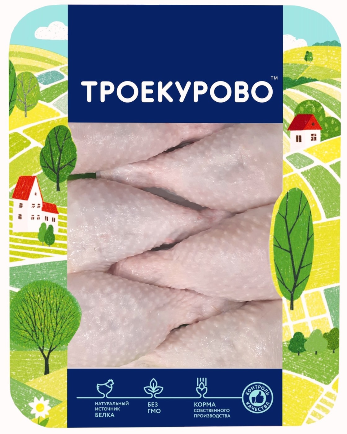 Изображение товара Голень куриная Троекурово 900г - натуральное мясо