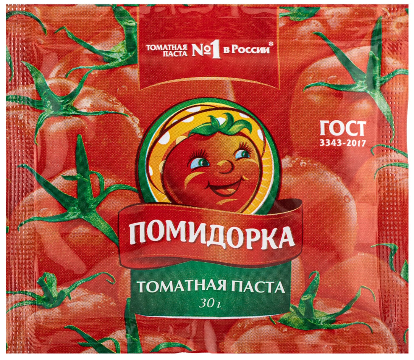 Изображение товара Томатная паста Помидорка 30г