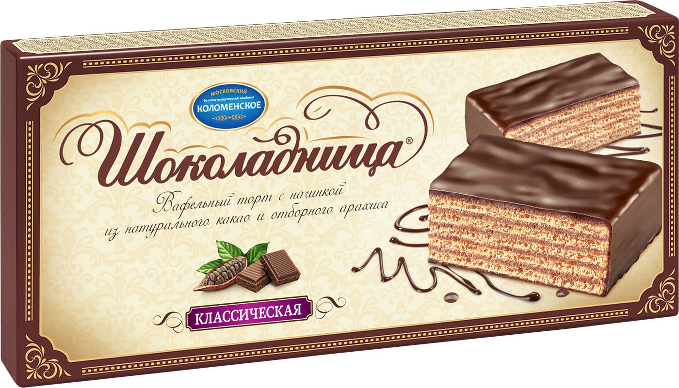 Изображение товара Вафельный торт Шоколадница Классическая 240г