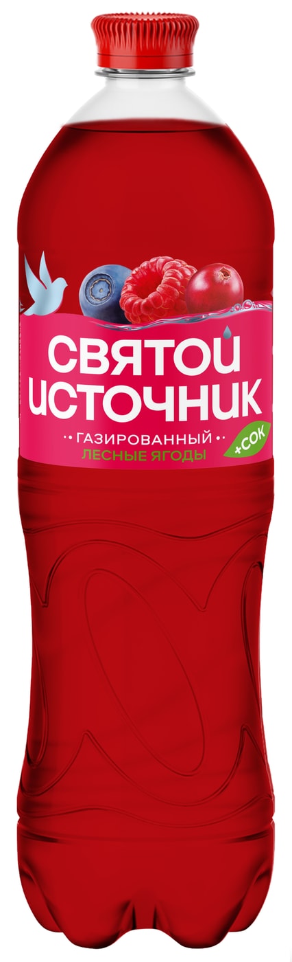 Изображение товара Напиток Святой Источник Вода + Сок Лесные ягоды 1л