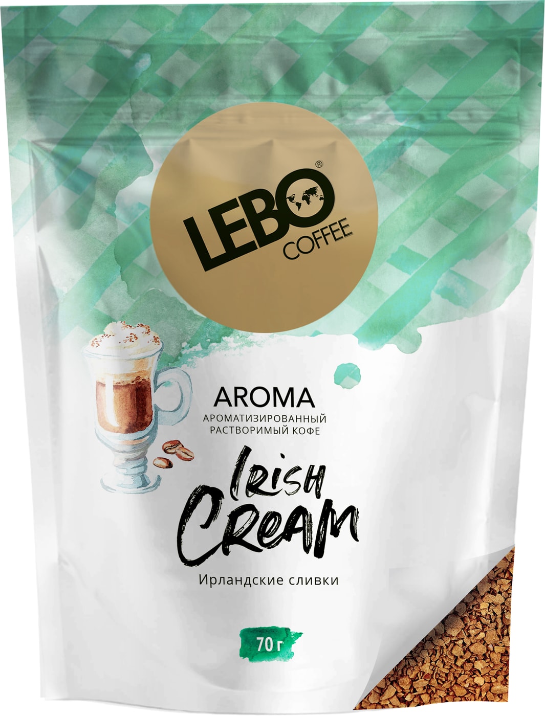 Изображение товара Кофе растворимый Lebo Aroma Irish Cream 70г