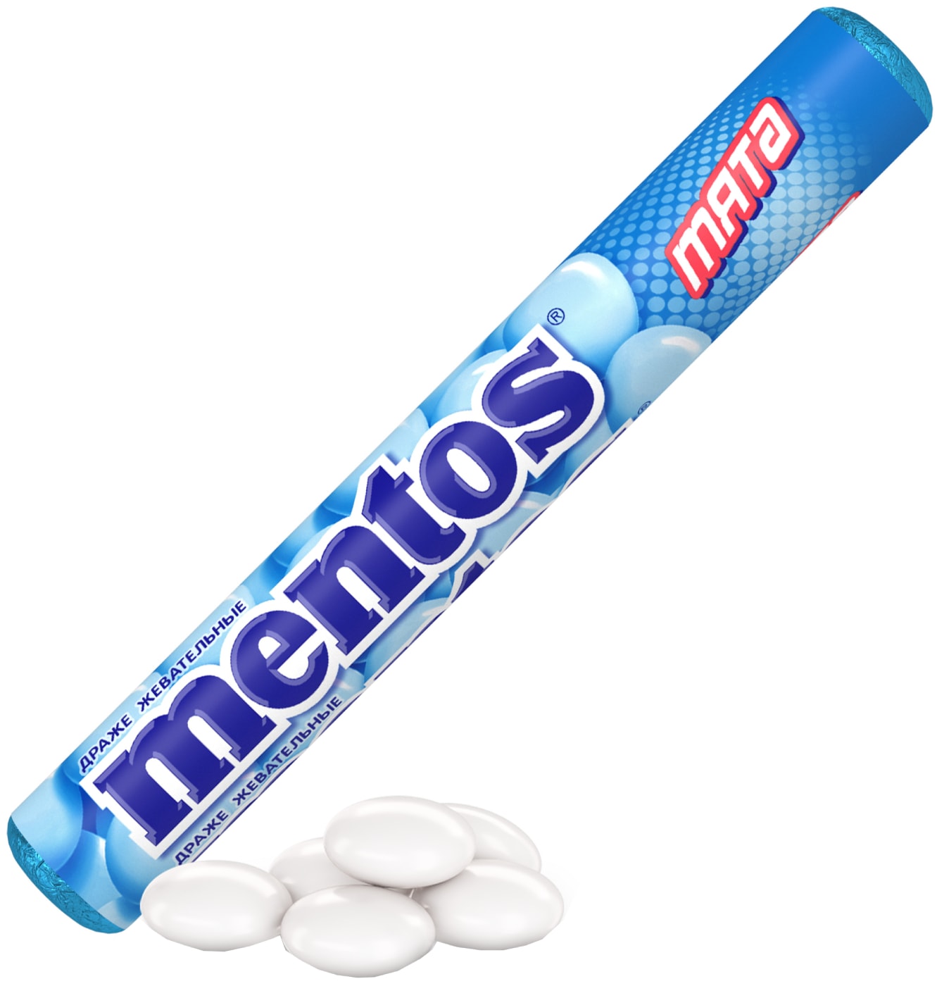 Изображение товара Драже Mentos жевательные Мята 37.5г